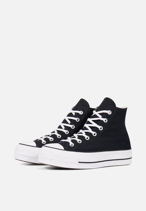 Converse - Hi Chuck Taylor All Star Lift Platform Canvas - Black/White/White