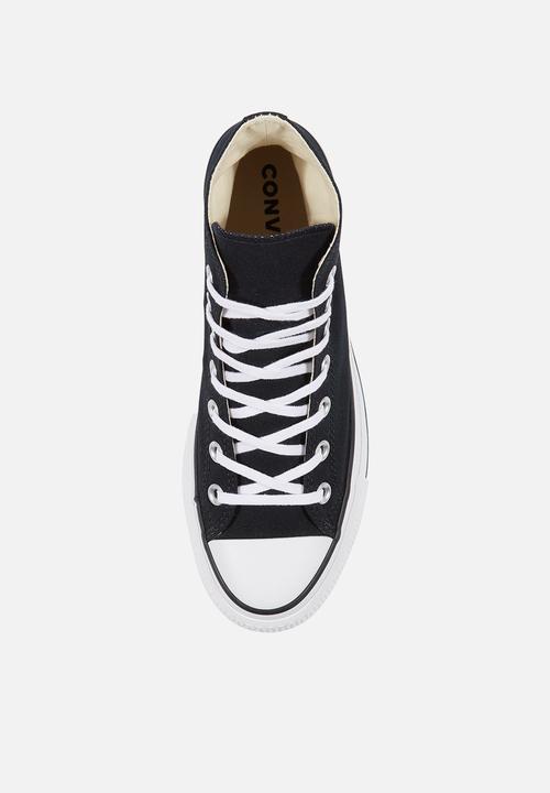 Converse - Hi Chuck Taylor All Star Lift Platform Canvas - Black/White/White