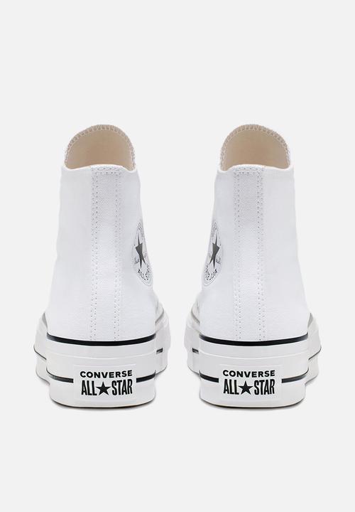 Converse - Hi Chuck Taylor All Star Lift Platform Canvas - White/Black/White