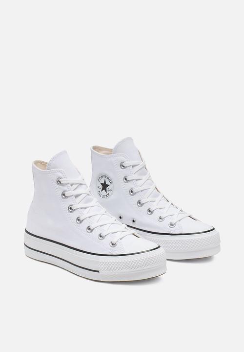Converse - Hi Chuck Taylor All Star Lift Platform Canvas - White/Black/White