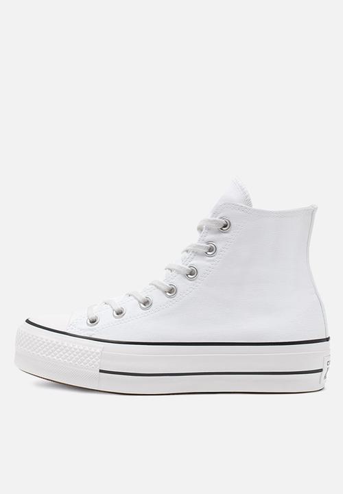 Converse - Hi Chuck Taylor All Star Lift Platform Canvas - White/Black/White