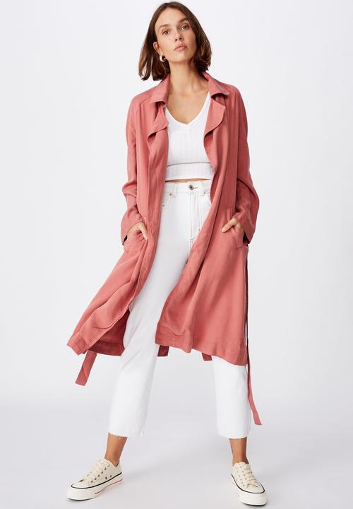 Cotton On - Must have trench - pink 