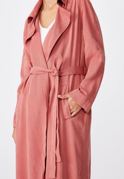 Cotton On - Must have trench - pink 