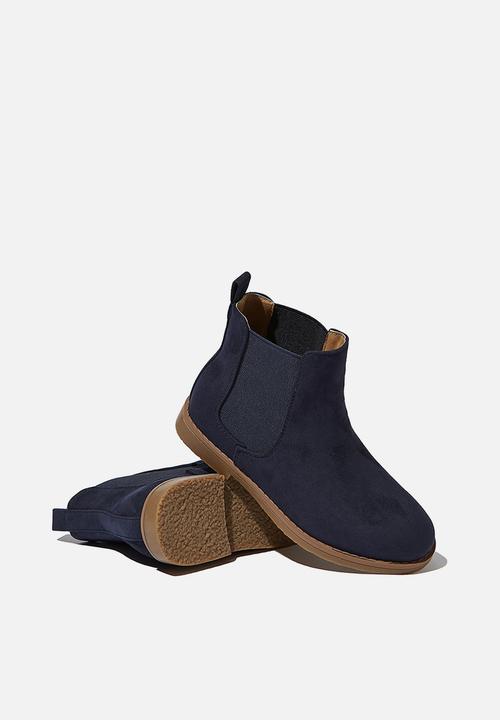 Cotton On - Chelsea gusset boot -  navy