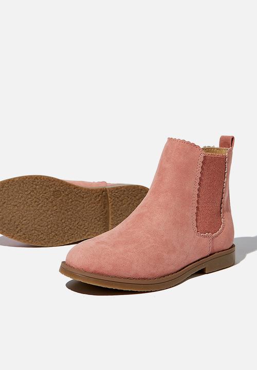 Cotton On - Scallop gusset boot - pink