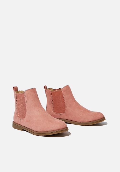 Cotton On - Scallop gusset boot - pink