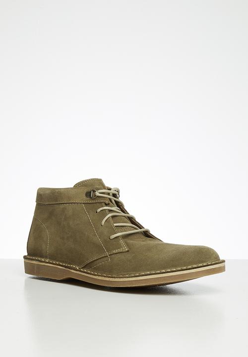 Grasshoppers - Orlando suede lace up - khaki