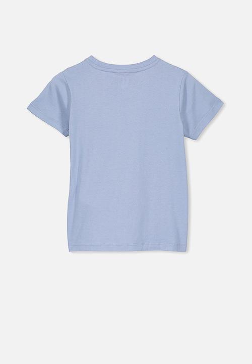 Cotton On - Lux short sleeve tee - blue 