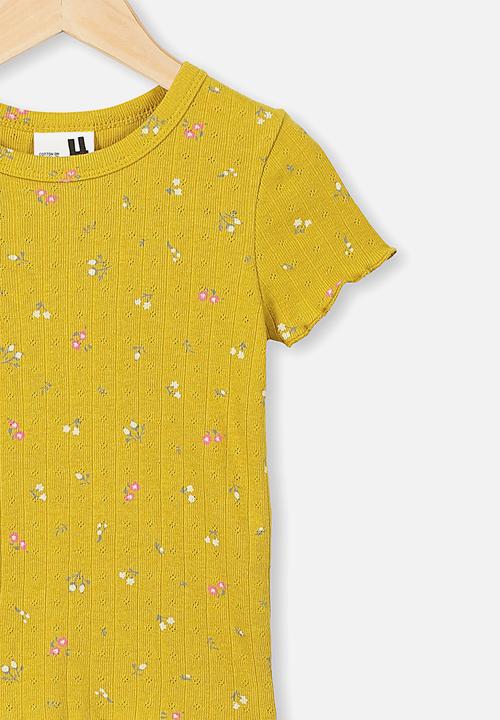 Cotton On - Billie tee - mustard