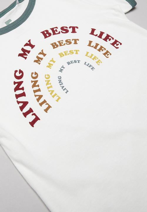 Cotton On - Penelope short sleeve tee - white 