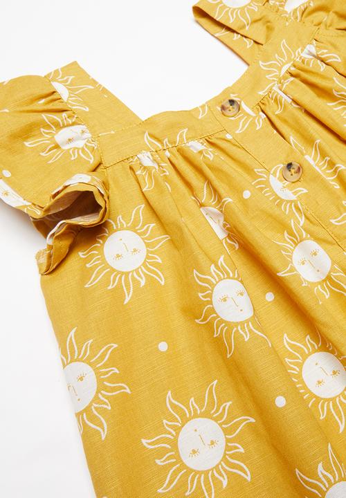 Cotton On - Polly placket dress - yellow 