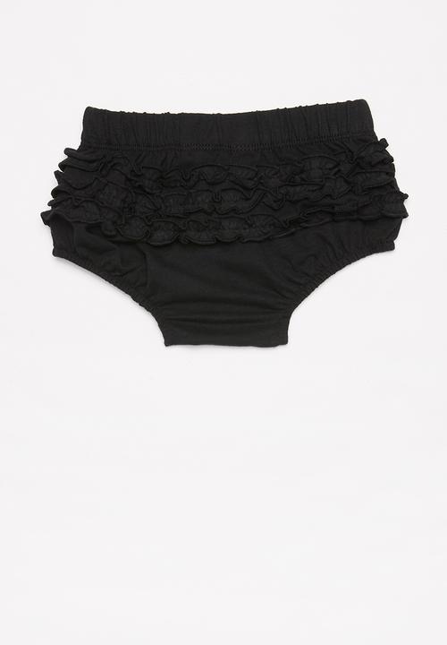 Cotton On - Stella ruffle bloomers - black