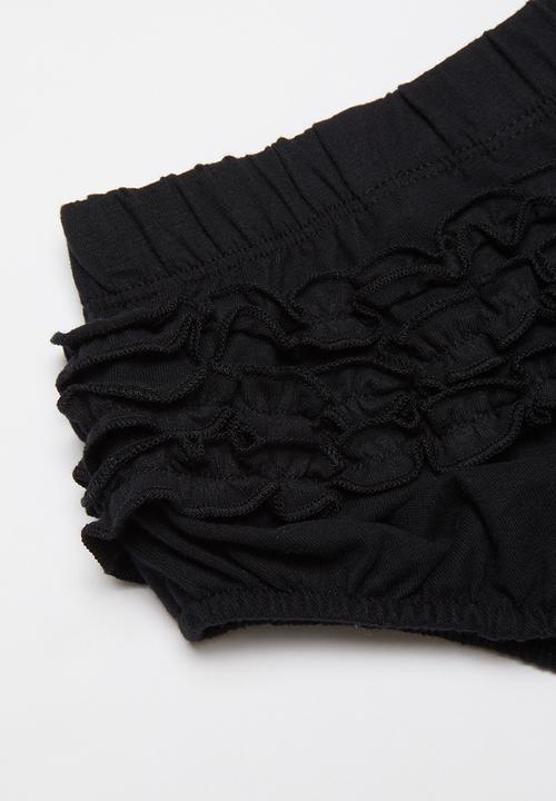 Cotton On - Stella ruffle bloomers - black