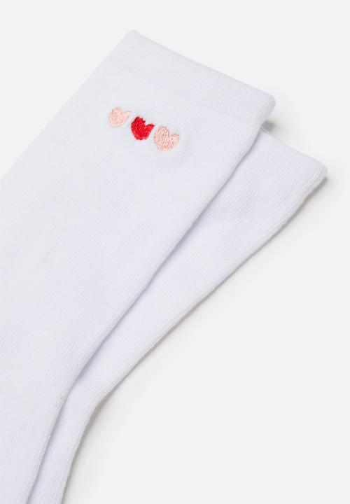 Cotton On - Sports low cut sock - white 