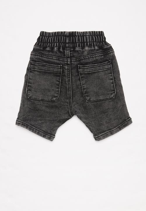 Cotton On - Carter moto short - black 