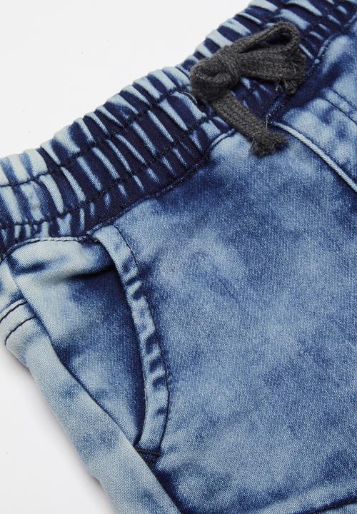 Cotton On - Carter moto short - blue