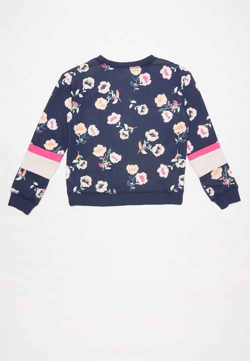 Roxy - Hawaian party crew neck - mood indigo