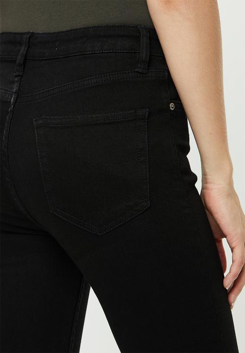 MANGO - Jeans sculpt - black 