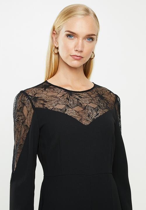 MANGO - One-piece suit elise - black
