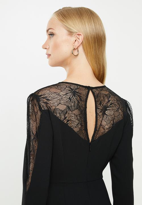 MANGO - One-piece suit elise - black