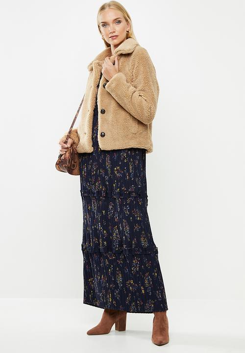 ONLY - Emily teddy jacket - beige