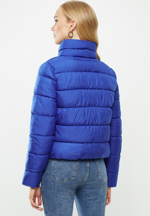 ONLY - Cammie short quilted jacket - blue
