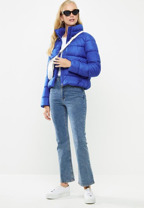ONLY - Cammie short quilted jacket - blue