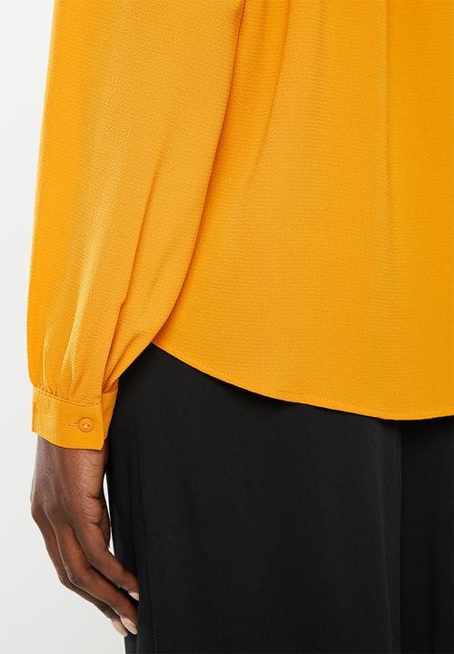 Jacqueline de Yong - Oliver long sleeve top - mustard