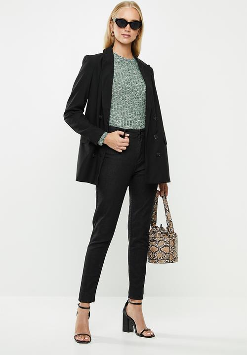 Jacqueline de Yong - Melissa long sleeve top - scarab/green 
