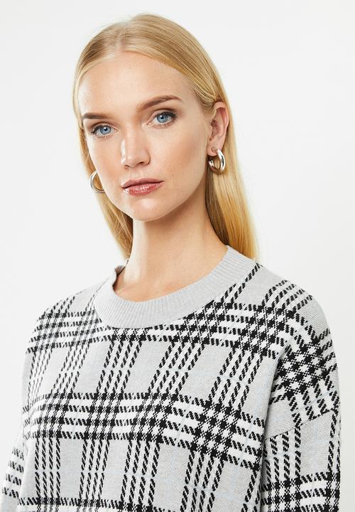 Jacqueline de Yong - Tina long sleeve pullover - light grey