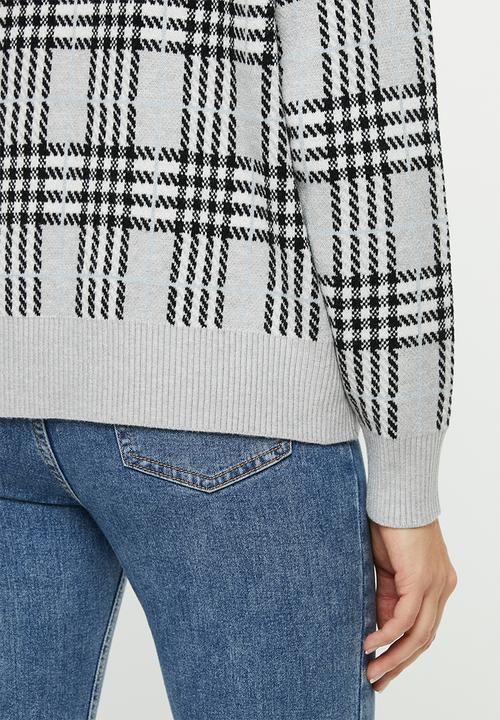 Jacqueline de Yong - Tina long sleeve pullover - light grey