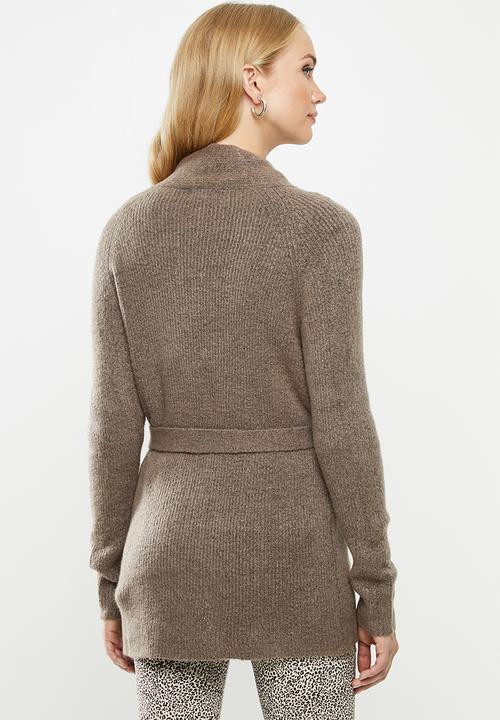 Jacqueline de Yong - Victus belted cardi - iron