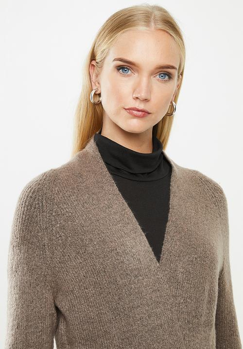 Jacqueline de Yong - Victus belted cardi - iron