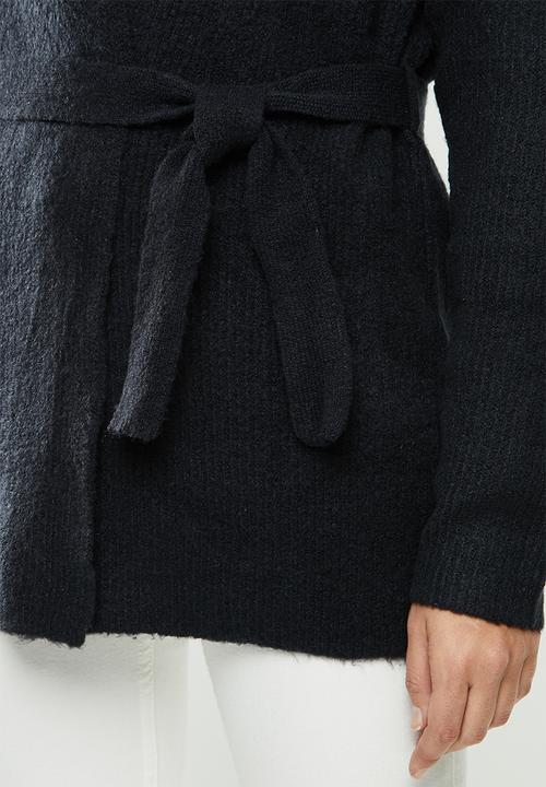 Jacqueline de Yong - Victus belted cardi - dark navy