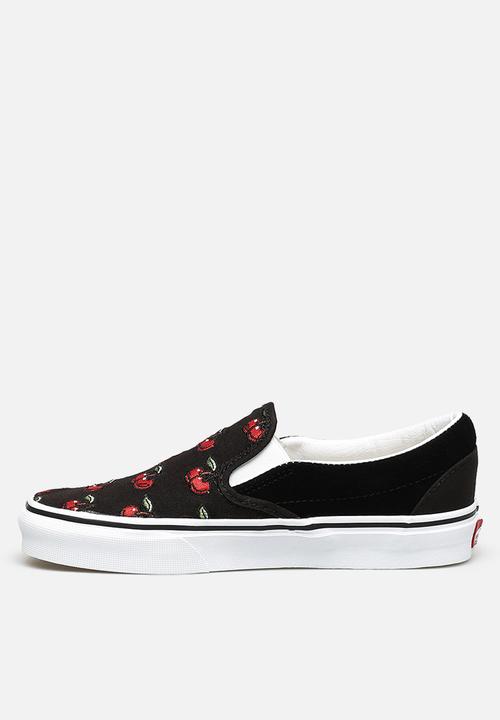 Vans - Classic Slip-On cherries - black