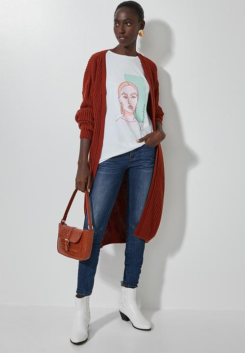 Superbalist - Printed T-shirt  - white