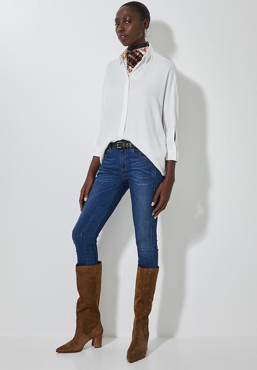 Superbalist - Dolman sleeve shirt - white