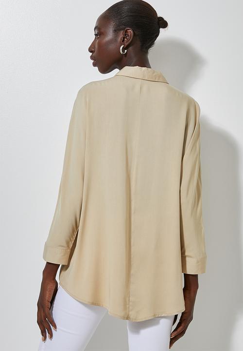 Superbalist - Dolman sleeve shirt - beige