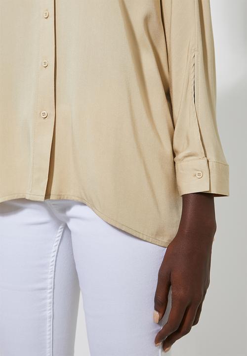 Superbalist - Dolman sleeve shirt - beige