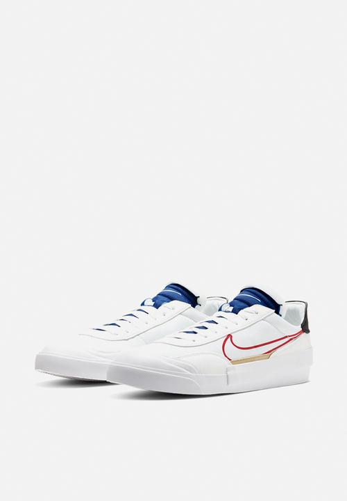 Nike - Drop Type Swoosh - white/university red-deep royal blue
