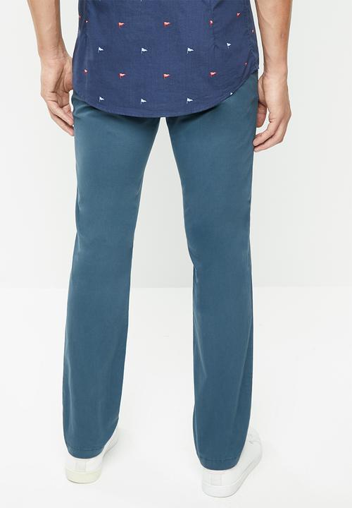Tommy Hilfiger - Denton chino straight leg pants - blue