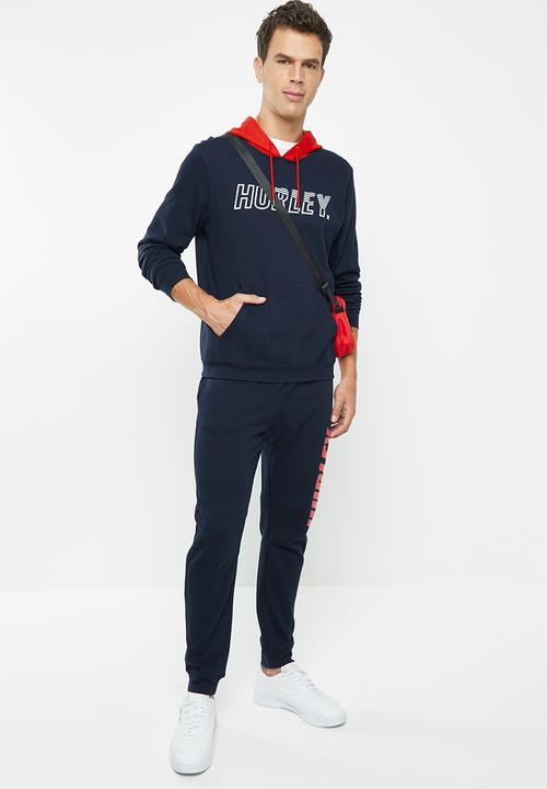 Hurley - Fastlane fleece pants - navy
