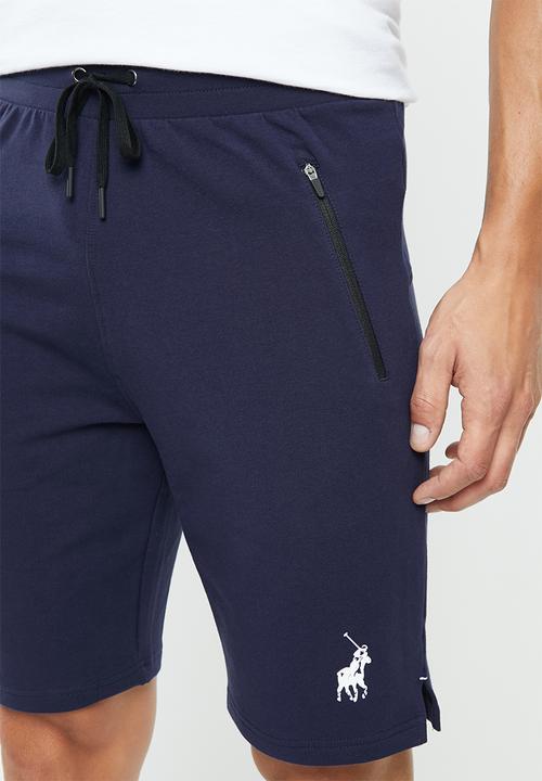 POLO - Mens polo sport panel jogger short - navy