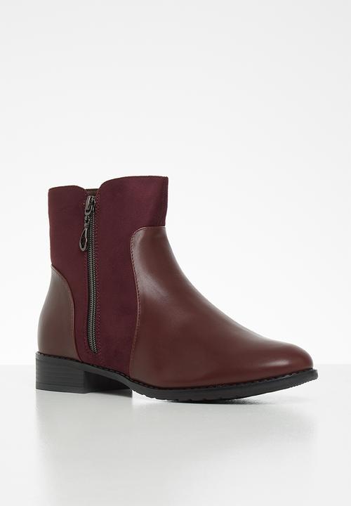 Butterfly Feet - Eloise boot - burgundy