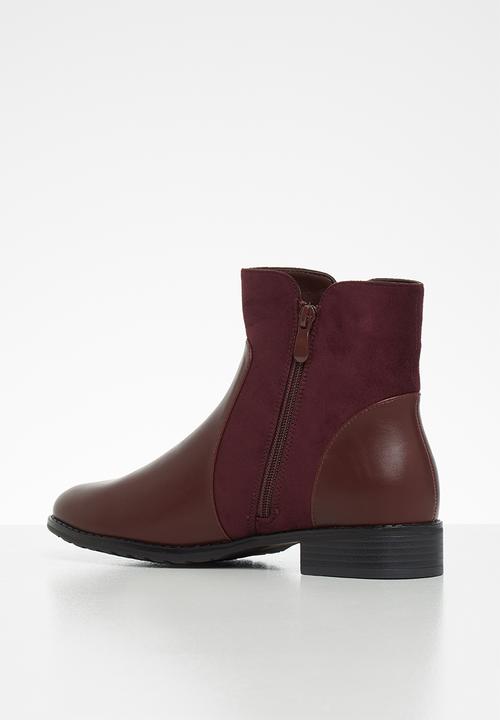 Butterfly Feet - Eloise boot - burgundy