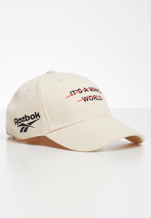 Reebok - Classic it's a man's world cap - cream