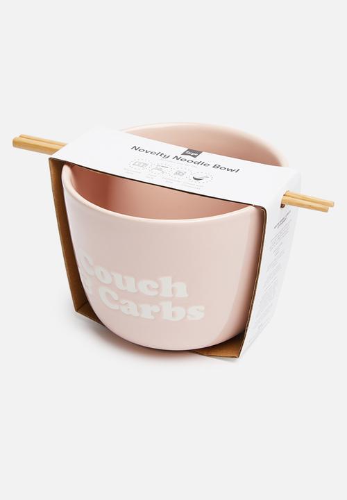 Typo - Novelty noodle bowl - pink