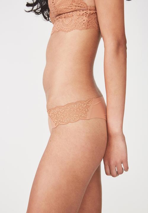 Cotton On - Party pants seamless brasiliano brief - neutral