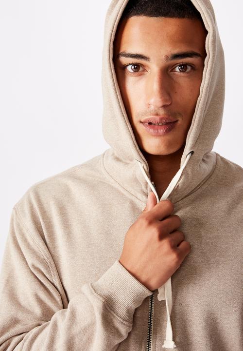 Cotton On - Studio zip thru - sandy desert marle