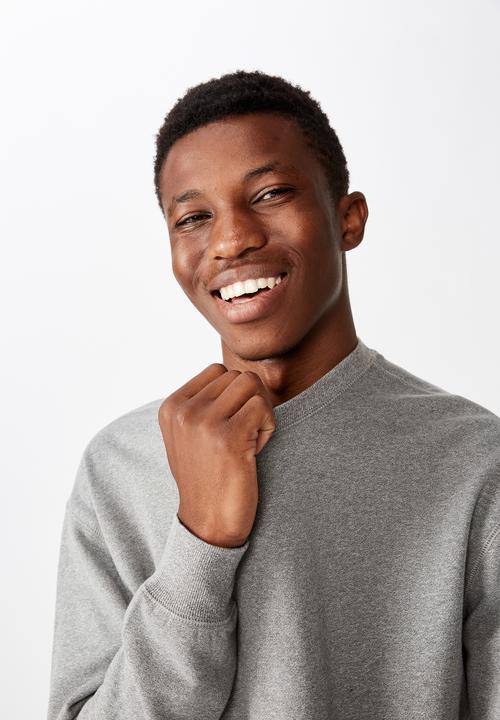 Cotton On - Studio crew - grey salt & pepper marle